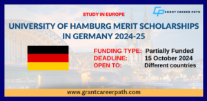 Read more about the article University of Hamburg Merit Scholarships in Germany 2024-25