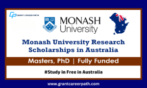 Read more about the article Monash University Research Scholarships in Australia 2024-25