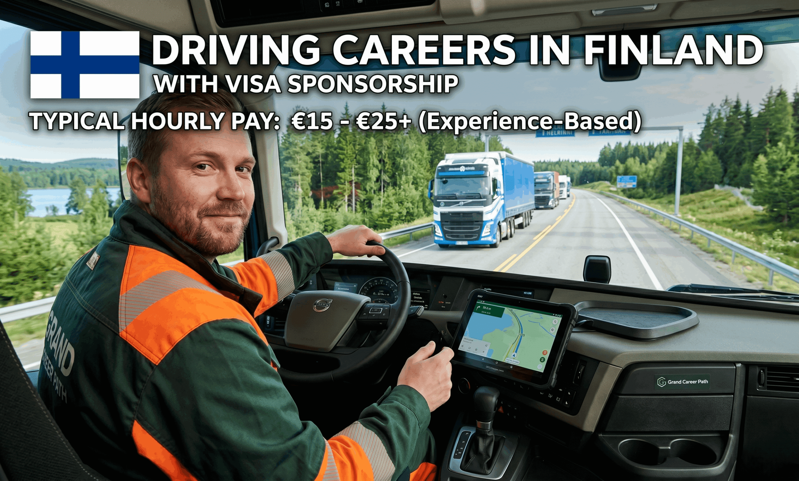 Your Ultimate Guide to Driver Jobs in Finland with Visa Sponsorship