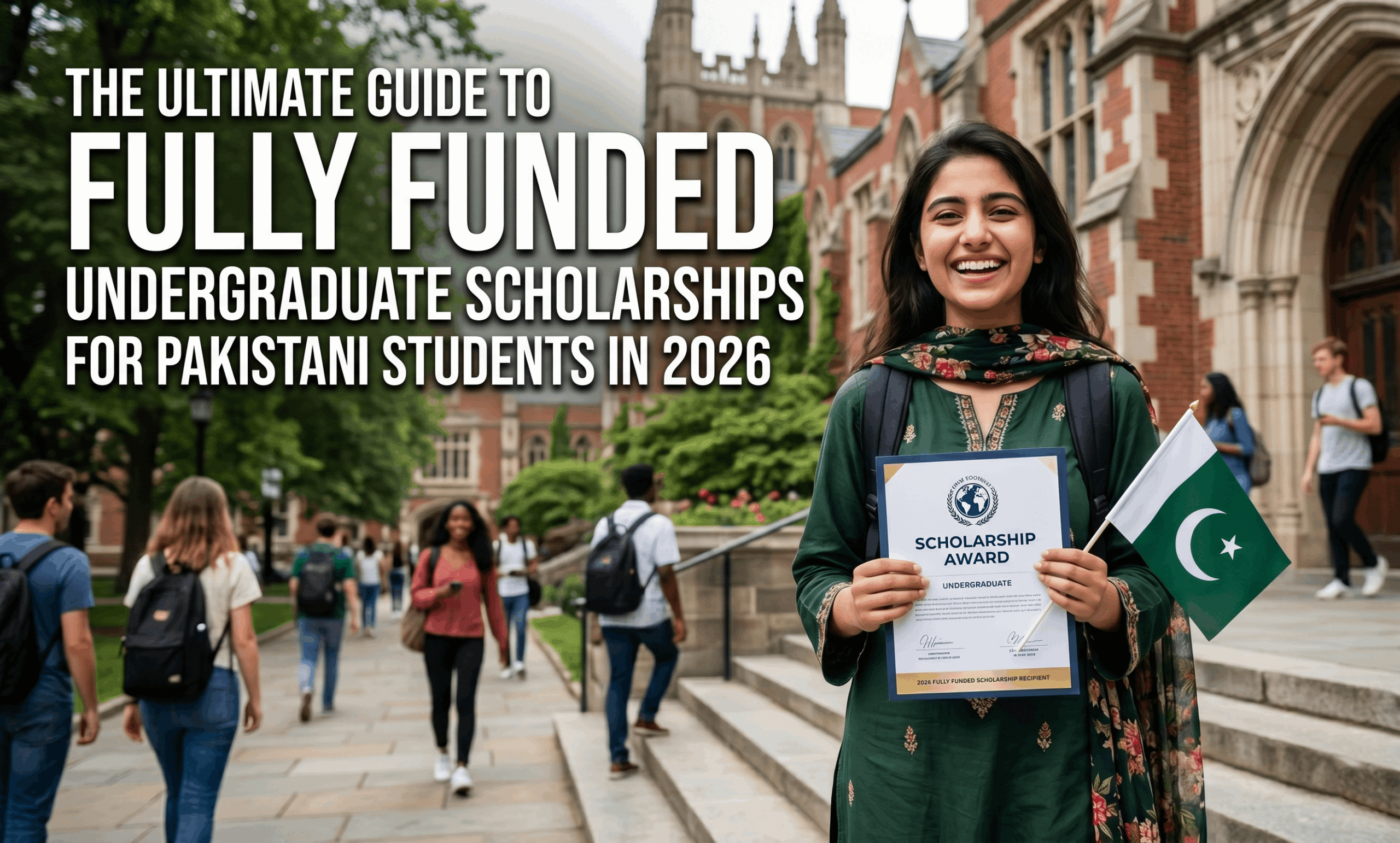 The Ultimate Guide to Fully Funded Undergraduate Scholarships for Pakistani Students in 2026