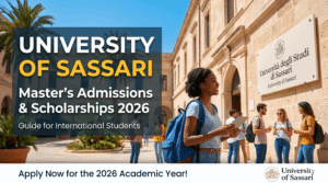 Read more about the article University of Sassari: Master’s Admissions and Scholarships 2026 for International Students