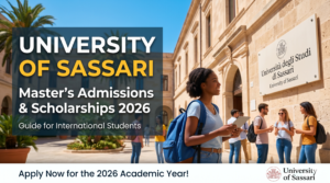 Read more about the article University of Sassari: Master’s Admissions and Scholarships 2026 for International Students
